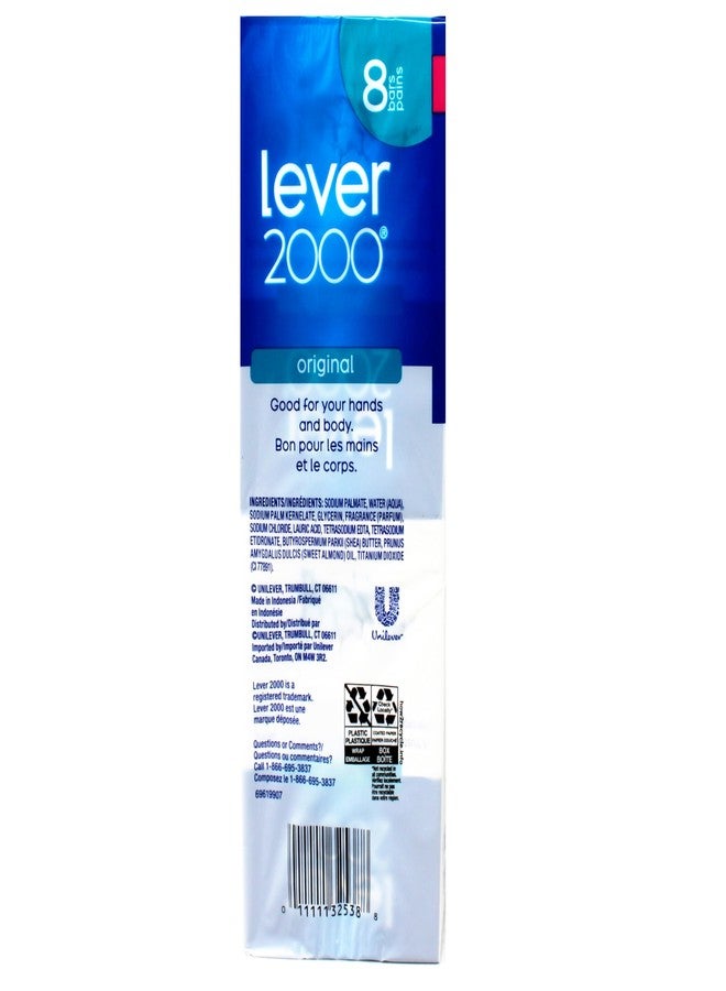 Lever 2000 Original Bar Soap, New and Improved Formula, Trusted Clean for Hands and Body, 8 Bars, 3.75 oz Each - Image 3